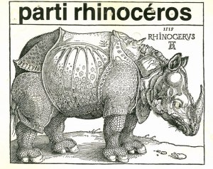 Now that the election has been called, I am looking forward to hearing from the Rhinos. past slogan, 